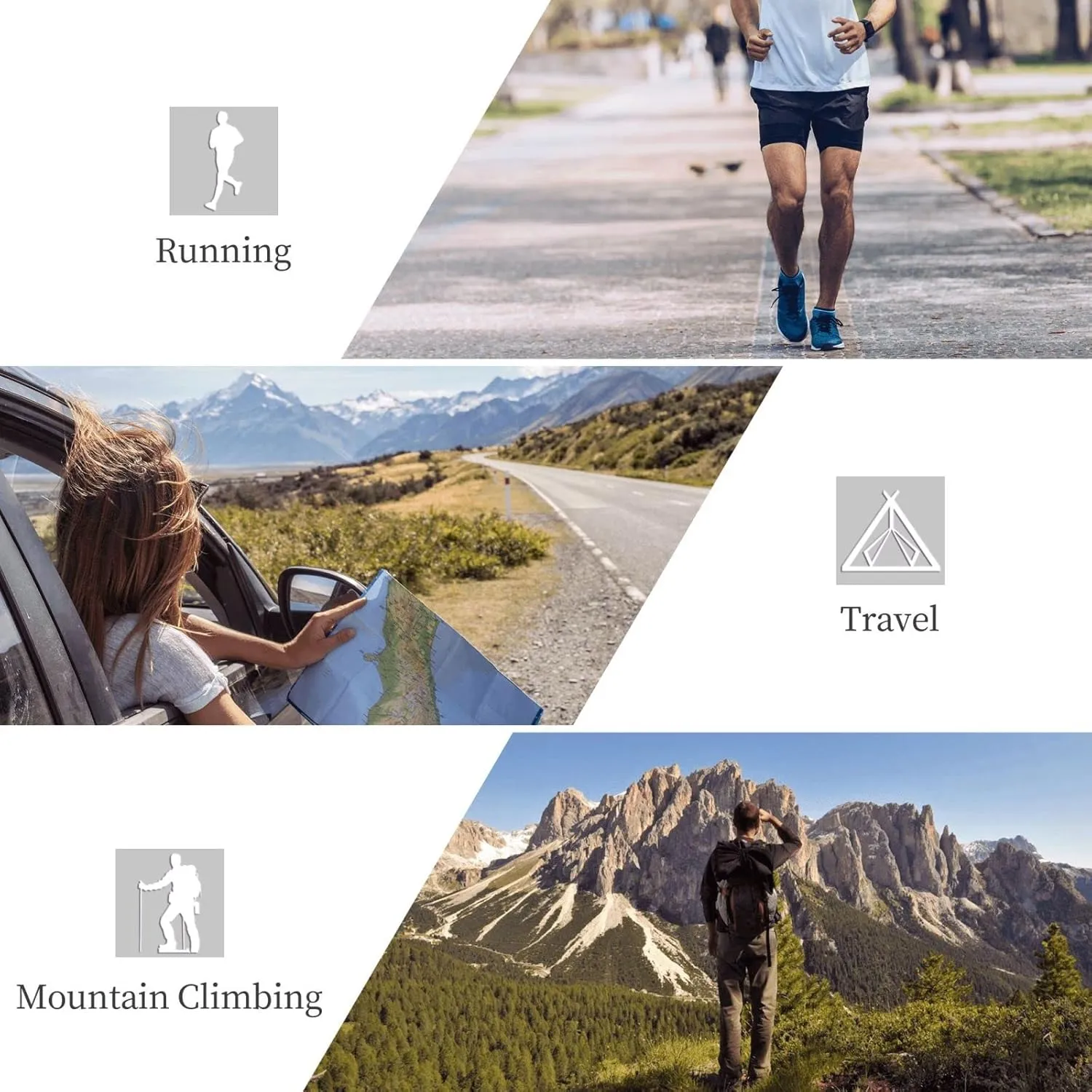 Fanny Packs For Women Men Waist Bag Waterproof Sport Belt Bag Village Scenic Fashion Waist Pack Adjustable Crossbody Bags Zipper Bum Bag For Running Hiking Travel