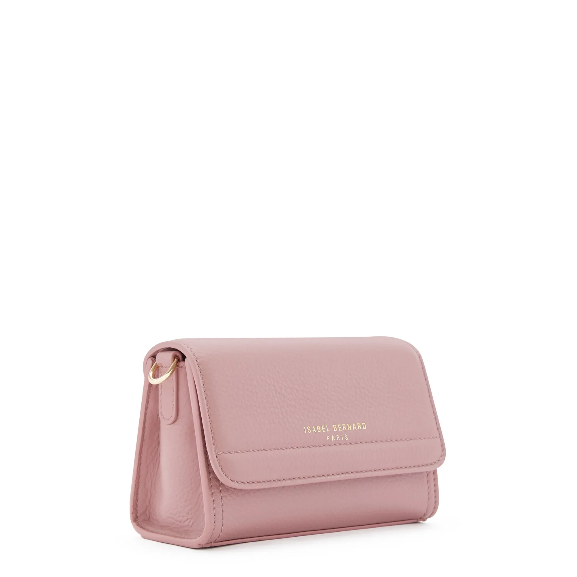 Femme Forte Kim pink calfskin leather crossbody bag