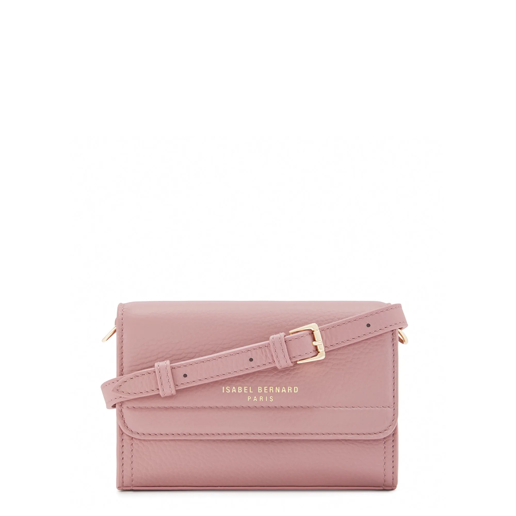 Femme Forte Kim pink calfskin leather crossbody bag