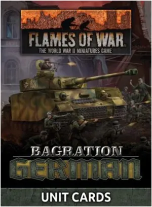 Flames of War: Bagration German Unit Cards (FW267U)