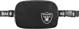 FOCO NFL Large Black Team Wordmark Crossbody Belt Bag Tote Bag Purse