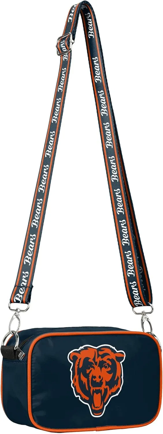 FOCO NFL Team Logo Solid Crossbody Bag