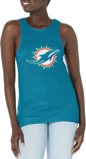 FOCO Women's NFL Team Logo Tie-Breaker Tank Top Shirt