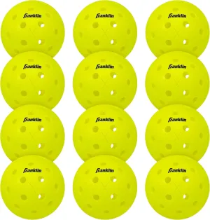 Franklin Sports X-40 Outdoor Pickleballs - Official Ball of USA Pickleball, APP Tour   Pickleball US Open - 3 Packs, 12 Packs, 36 Pickleball Buckets, 50, 100   400 Bulk Packs of Regulation Pickleballs