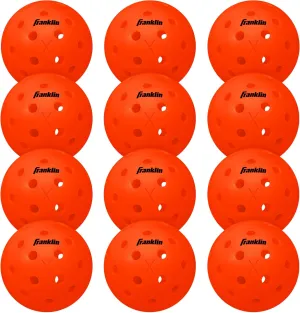 Franklin Sports X-40 Outdoor Pickleballs - Official Ball of USA Pickleball, APP Tour   Pickleball US Open - 3 Packs, 12 Packs, 36 Pickleball Buckets, 50, 100   400 Bulk Packs of Regulation Pickleballs