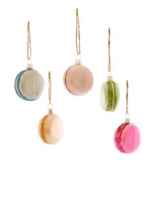 French Macaron Ornaments, Assorted Set of 10