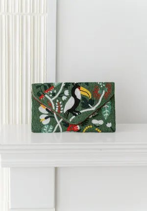 Friday Foliage Beaded Crossbody