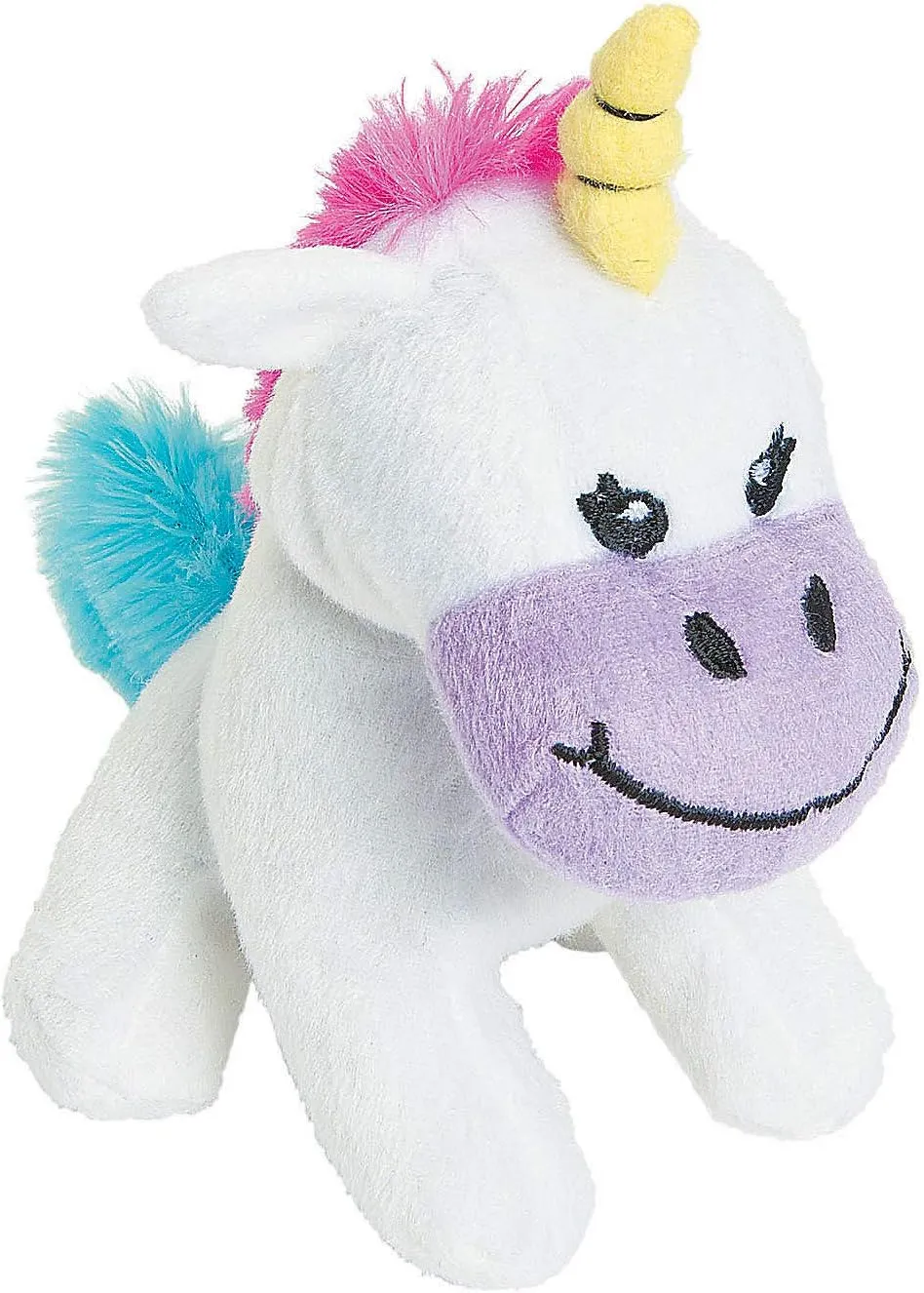 Fun Express Small Stuffed Unicorns - Plush - 12 Pieces