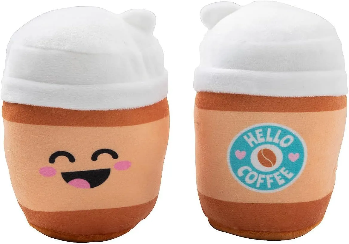 Fun Express Smiling Plush Coffee Cups - 12 Pieces