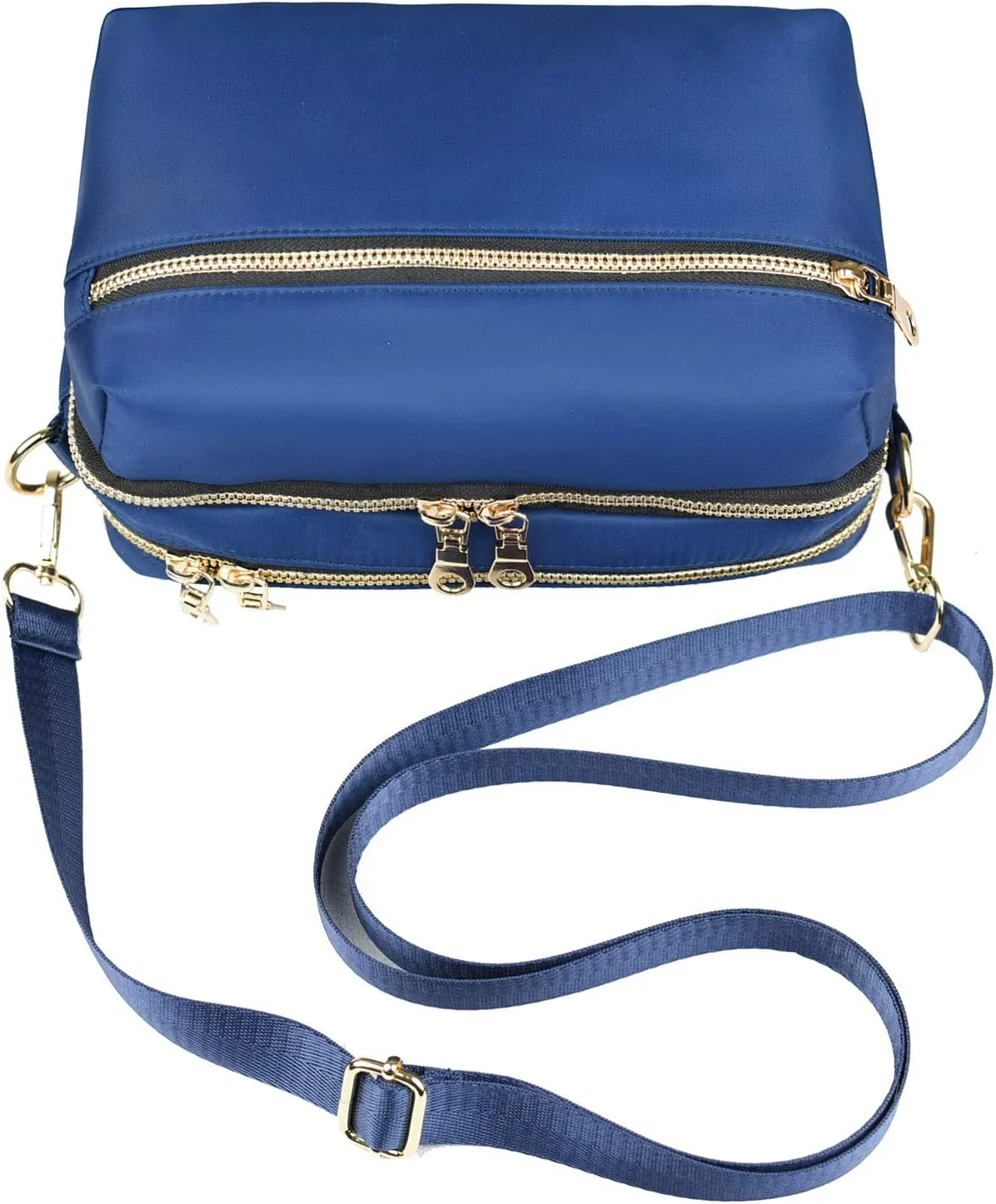 Functional Multi Pocket Crossbody Bag for Women Stylish Ladies Shoulder Messenger Bags Purse