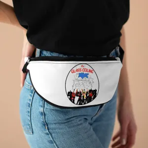 GLASS CEILING -  Circle - White - Fanny Pack