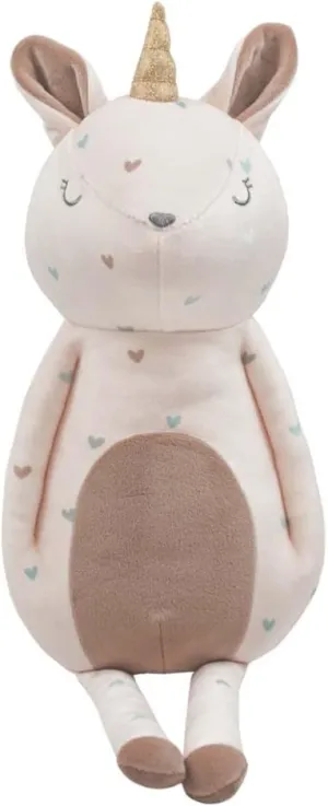 GooseWaddle Super Soft Printed Plush Adorable Stuffed Animal for Kids, Doll, and Unicorn Lovers for Playtime and Cuddles (10" When Sitting) (Cleo Unicorn)