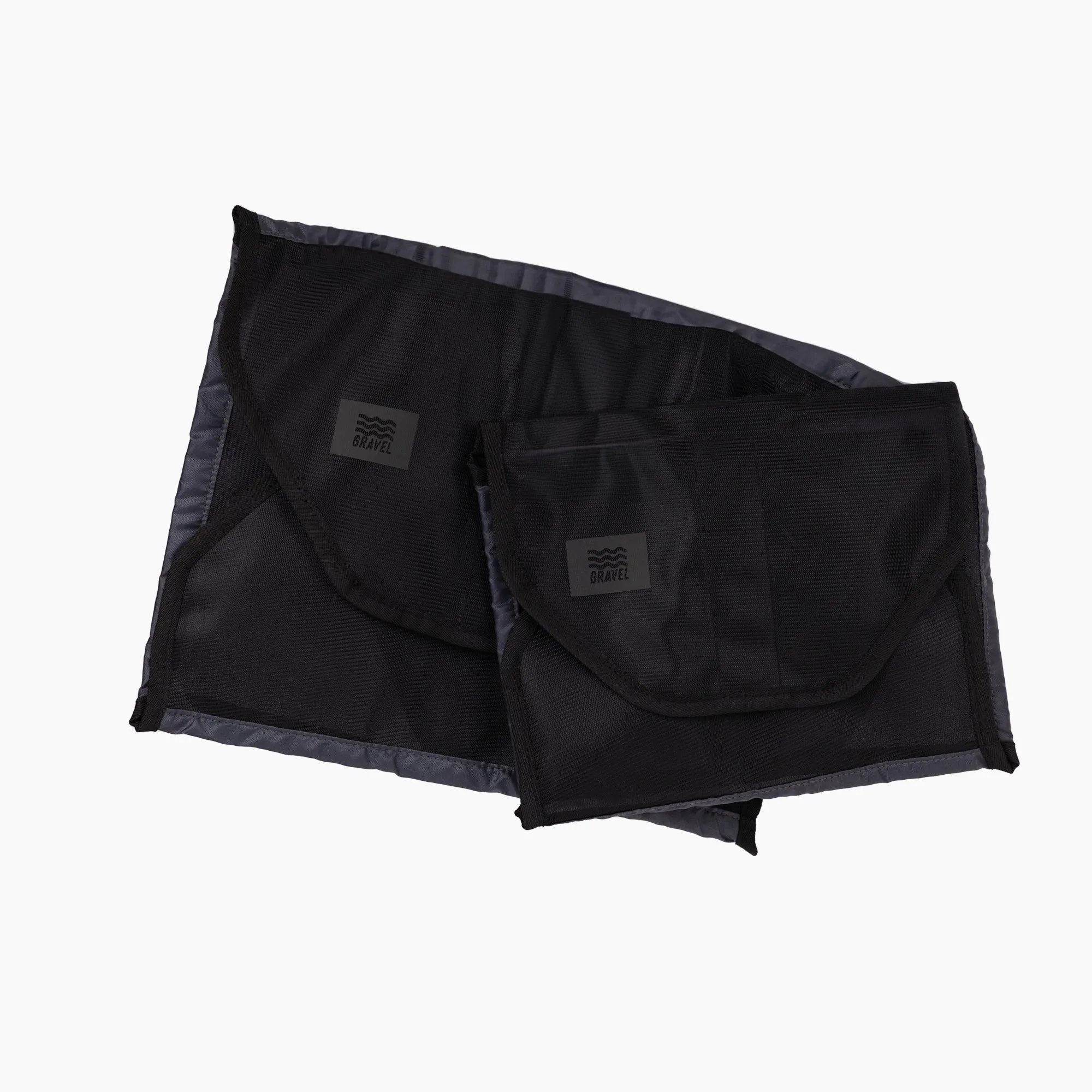 Gravel Zipperless Packing Cubes (2-Pack, 1 Medium and 1 Large)