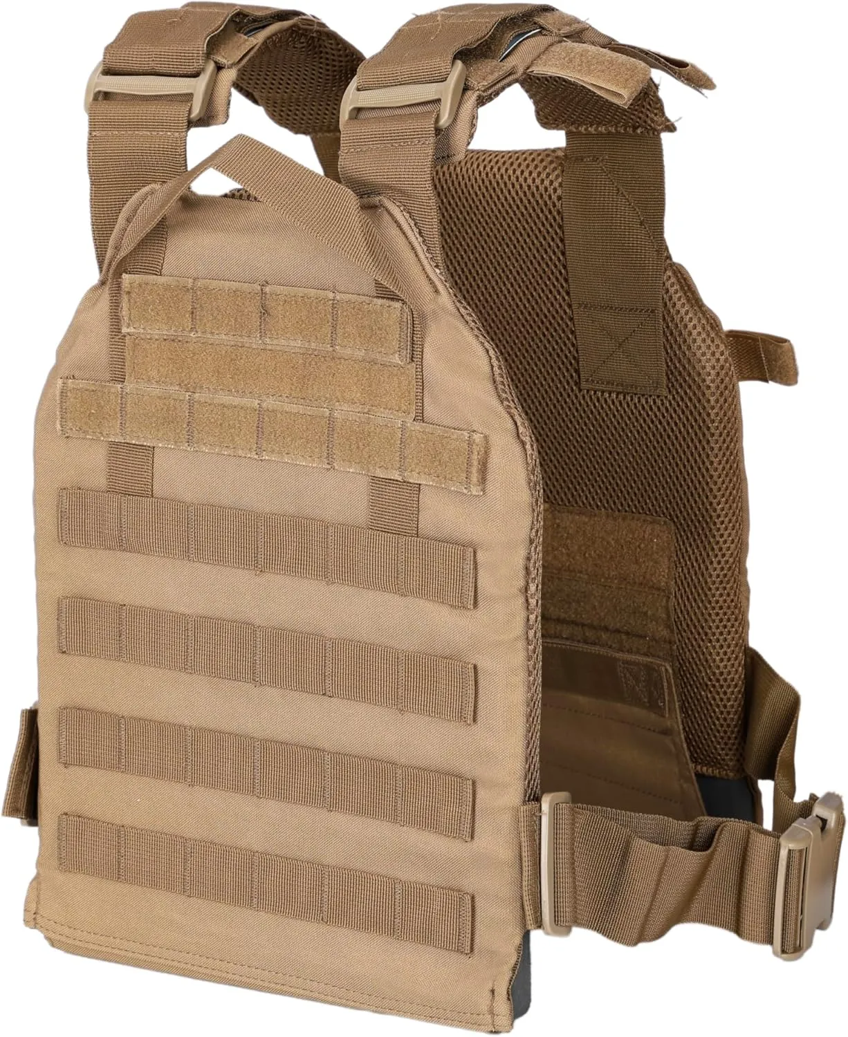 Greencity Weight Vest Adjustable Strength and Endurance Training, Tactical Vest Quick Release with Molle System, Fitness Workouts, Running