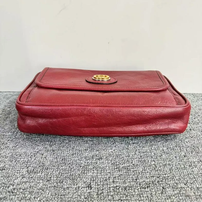 Gucci Vintage Red Crossbody Bag