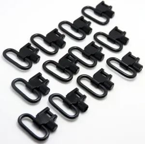 GUGULUZA Dozen Quick Release Shotgun Rifle Gun Sling Swivels(12 Pack)