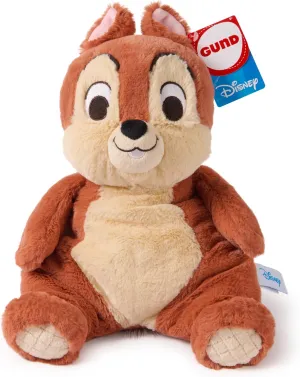GUND Disney Official Chip Oh So Snuggly Plush, Disney Chip and Dale Plushies, Chipmunk Stuffed Animal for Babies and Infants, Brown, 12.5”