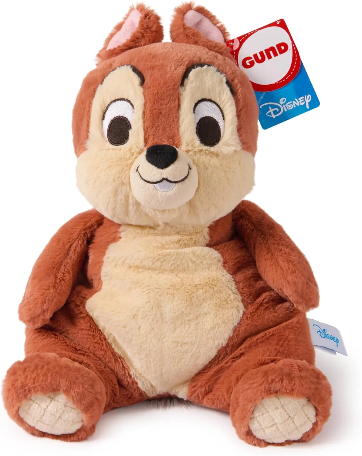 GUND Disney Official Chip Oh So Snuggly Plush, Disney Chip and Dale Plushies, Chipmunk Stuffed Animal for Babies and Infants, Brown, 12.5”