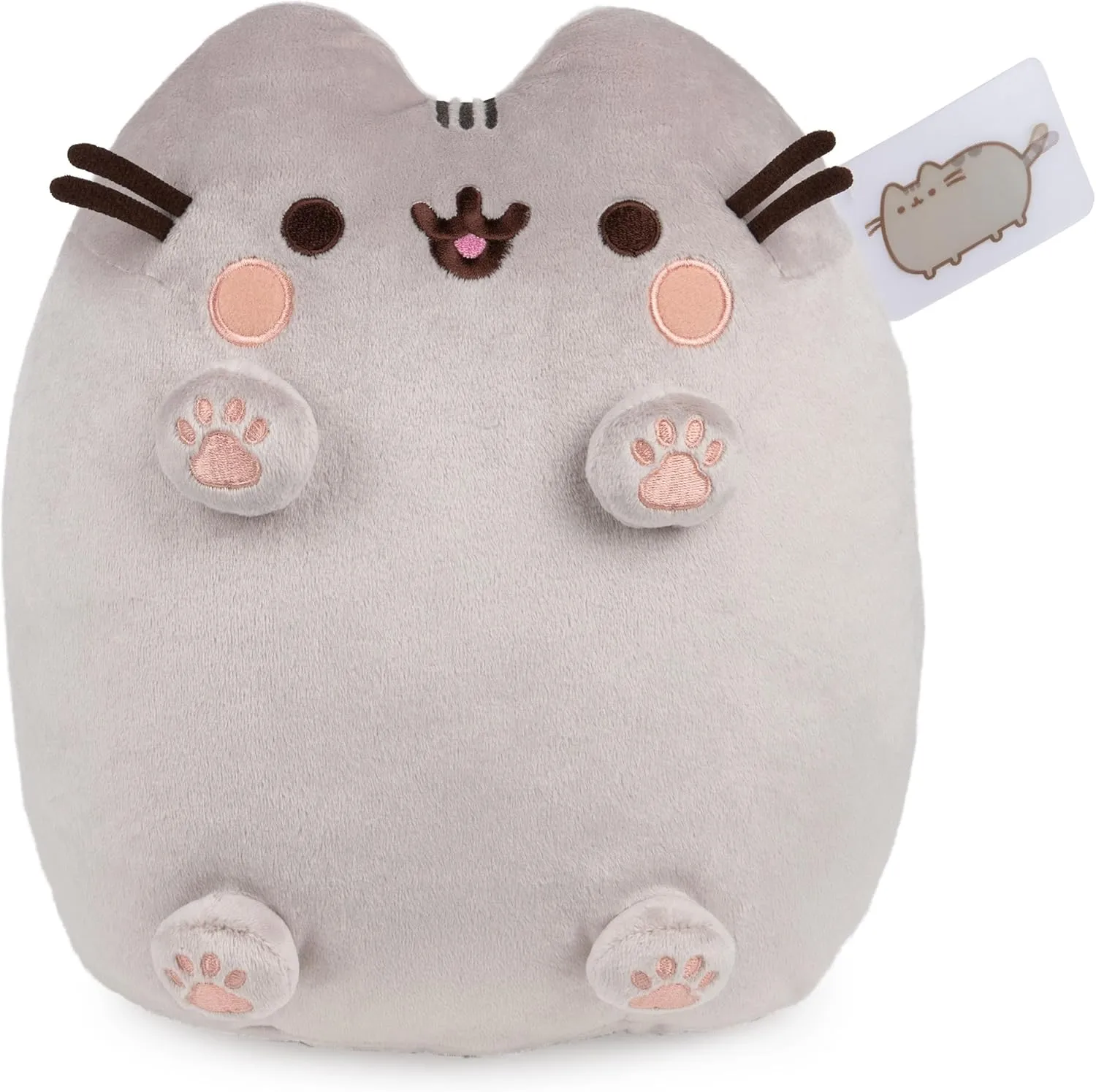 GUND Pusheen The Cat Classic Toe Beans Plush, Stuffed Animal for Ages 8 and Up, 11"