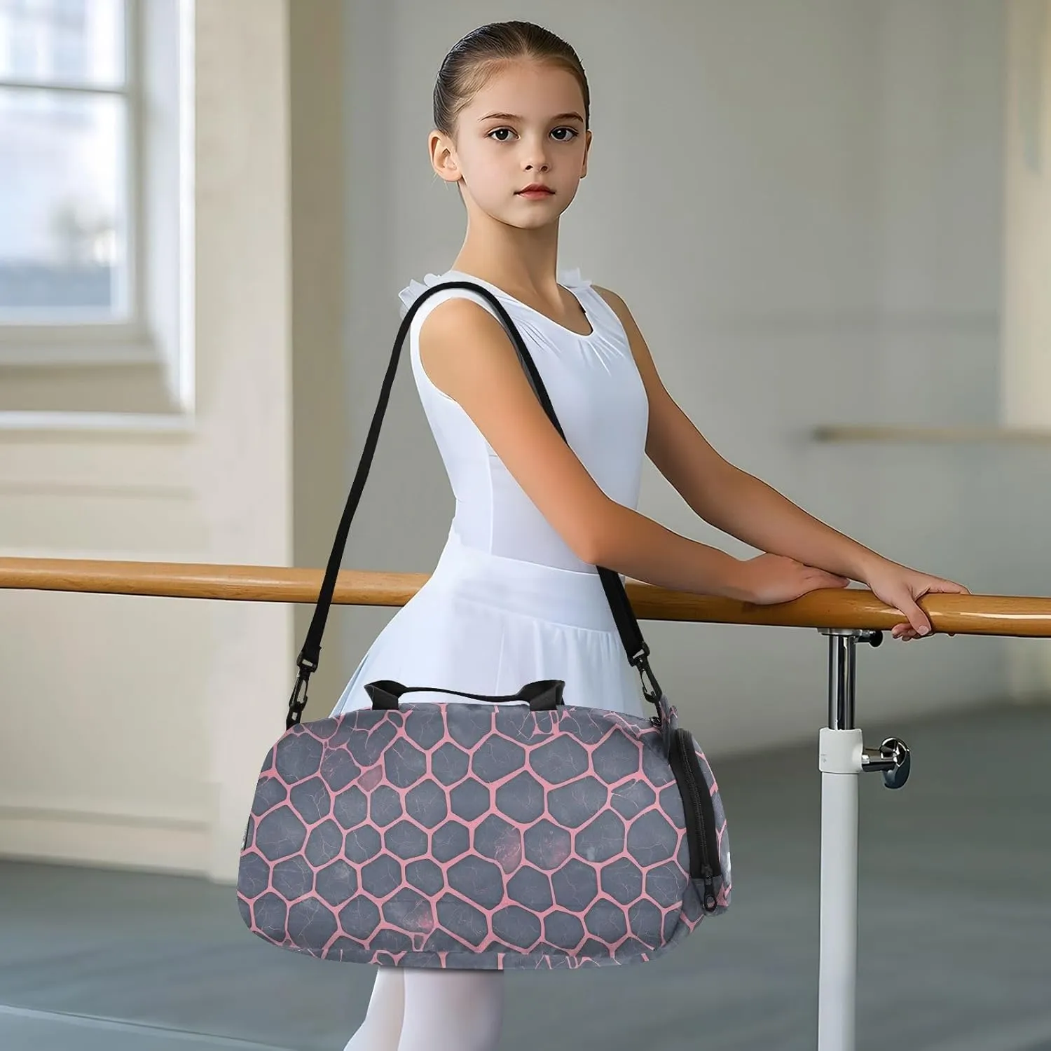 GuoChe Crossbody Wallet Purse with Shoes Compartment Trendy Small Shoulder Bags for Go shopping