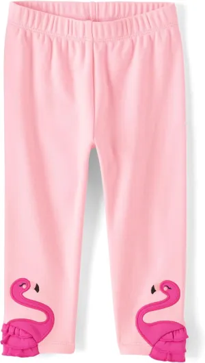 Gymboree Girls' and Toddler Embroidered Leggings