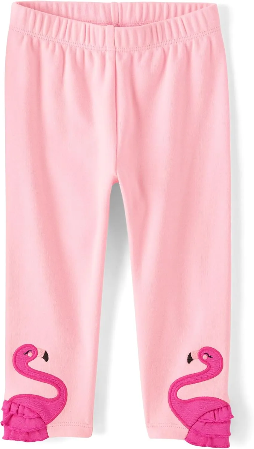 Gymboree Girls' and Toddler Embroidered Leggings