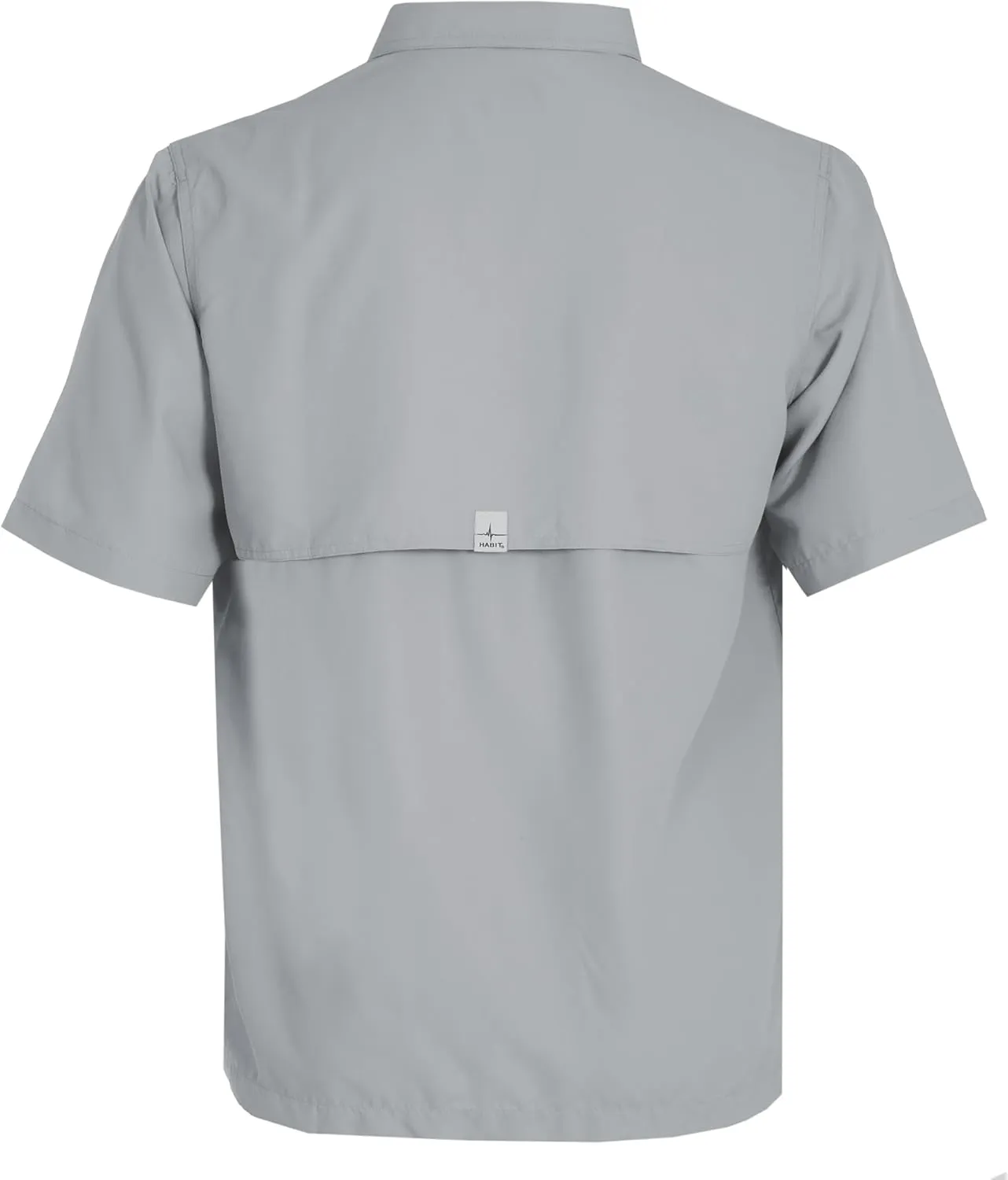 HABIT Men’s Fourche Mountain Short Sleeve River Guide Fishing Shirt - UPF 40  UV Protection