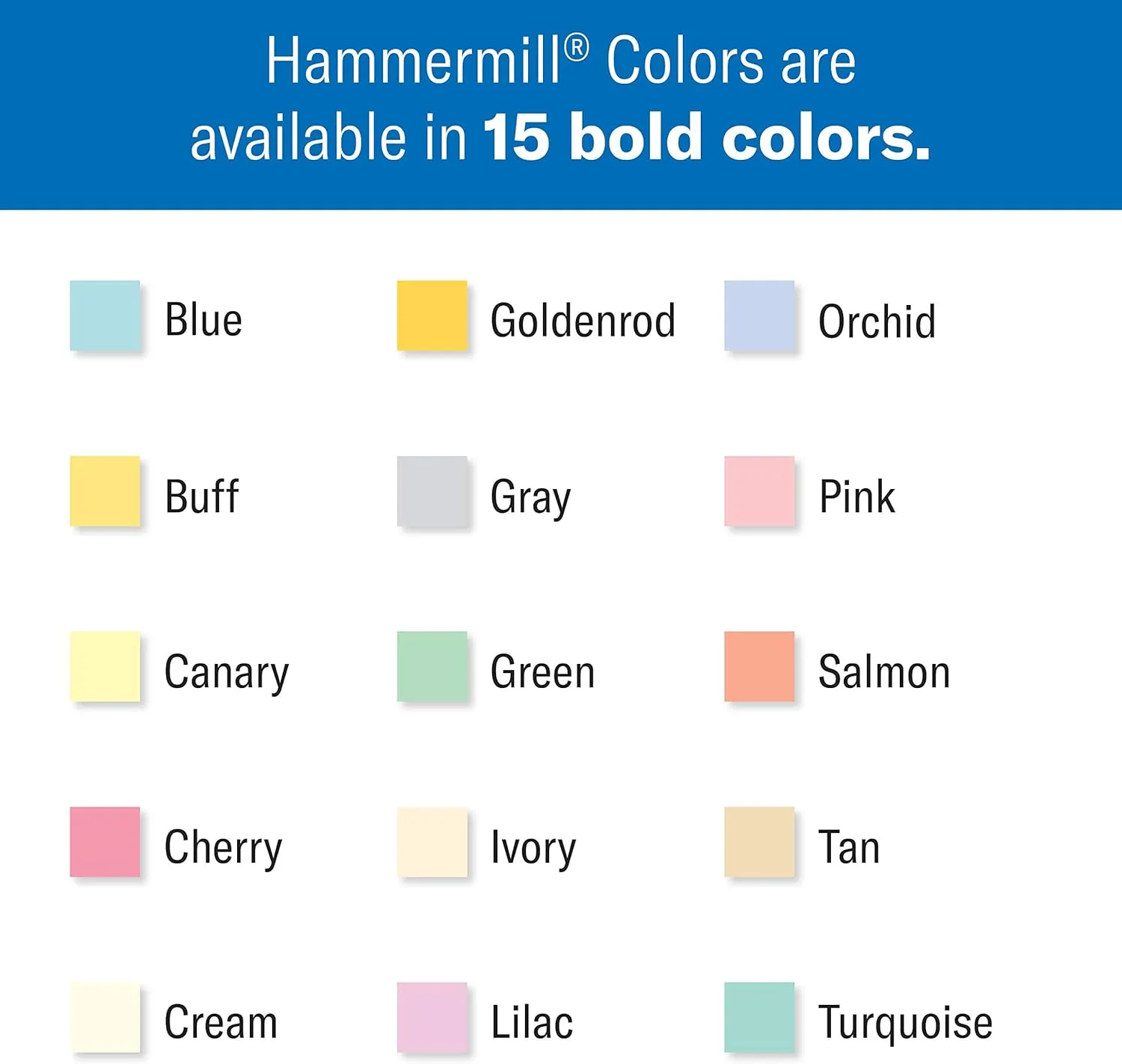 Hammermill Colored Paper, 20 lb Buff Printer Paper, 8.5 x 11-1 Ream (500 Sheets) - Made in the USA, Pastel Paper, 103325R