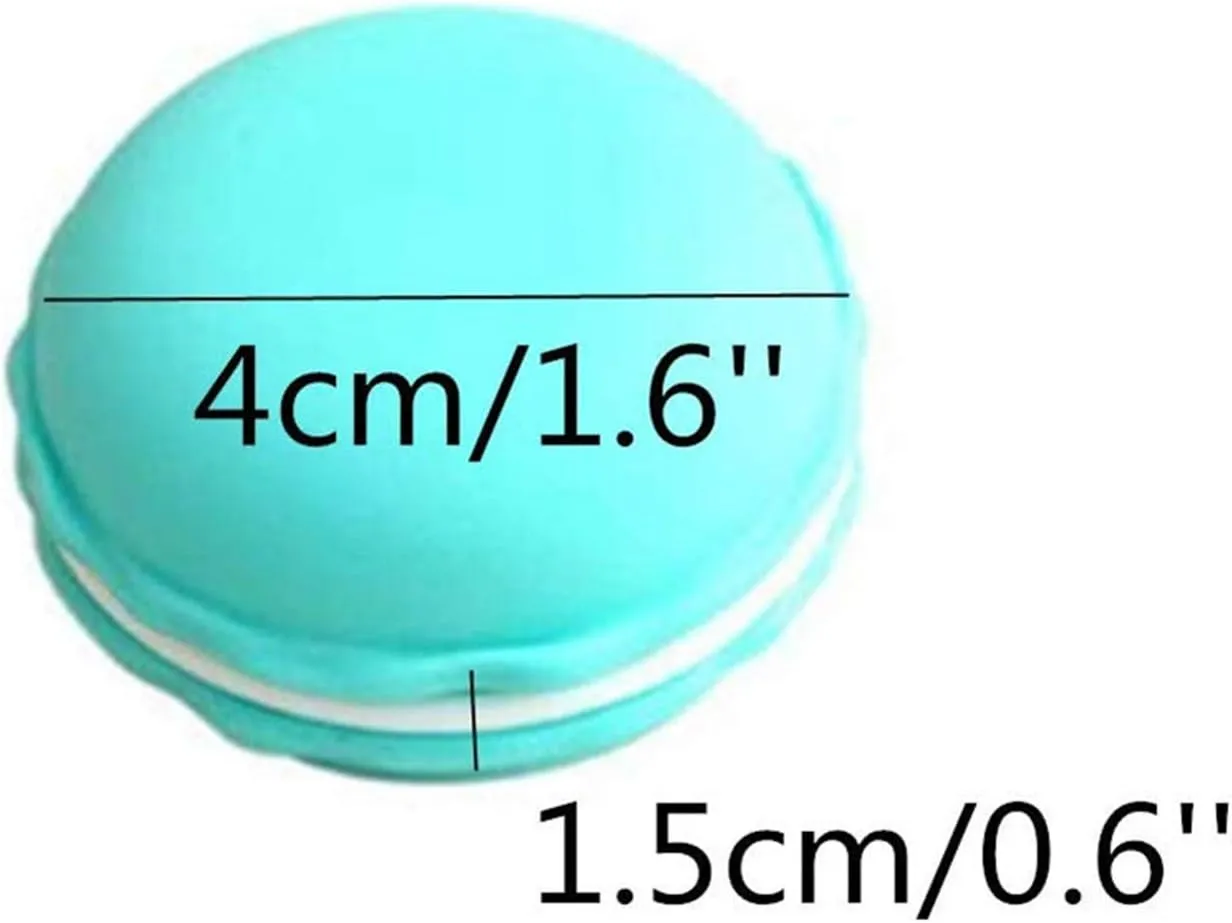HAN SHENG 30 Pcs Cute Macaron Mini Storage Case Jewelry Box Case Jewelry Storage Container Earring Travel Organizer (Multicolor)