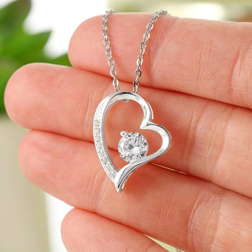 Happy Anniversary "This Much" Forever Love Necklace Anniversary with Message Card and Gift Box. Gift for Fiance, Girlfriend, Future Wife, Wife. Fiance, Girlfriend, Future Wife, Wife Gift. Necklace for Fiance, Girlfriend, Future Wife, Wife