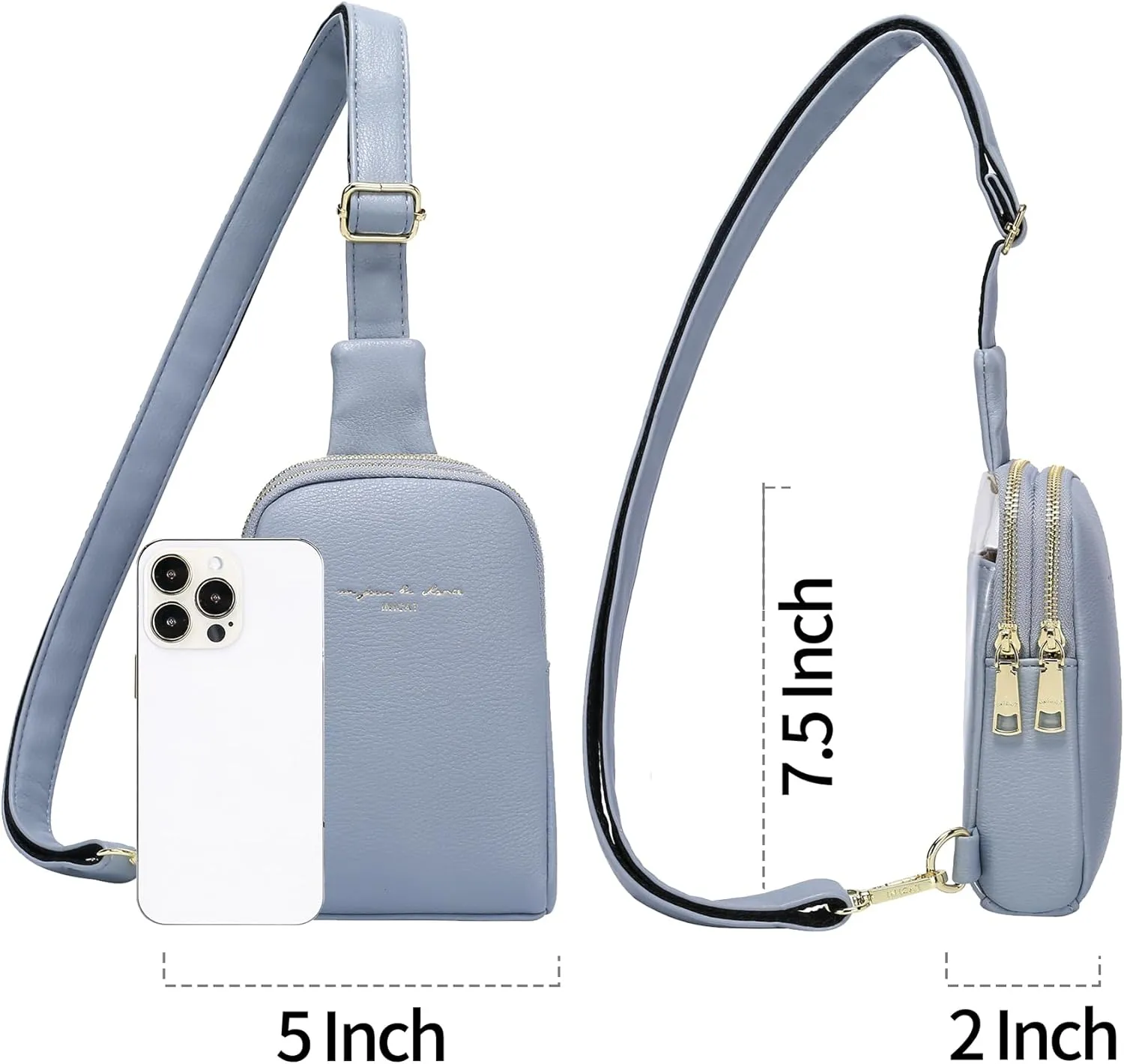 Haytijoe Touchscreen Sling Bag for Women Travel Crossbody Cell Phone Purse Anti Theft Cross Body Bag for Woman