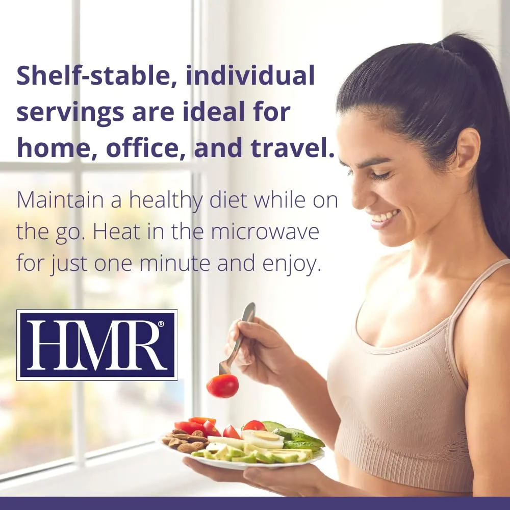 HMR Variety Entrée Packs |Pre-packaged Lunch or Dinner to Support Weight Loss| Ready to Eat Meals |10-20 grams of Protein per Entrée | Low Calorie Food | 7-8oz Servings per Meal (8 Ounce (Pack of 17))