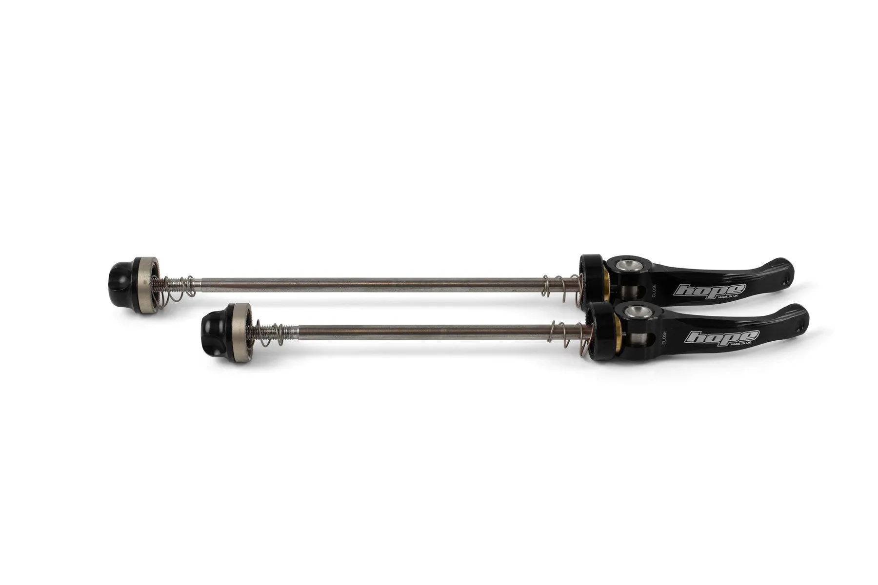 Hope 130mm Road Quick Release Skewers in Black