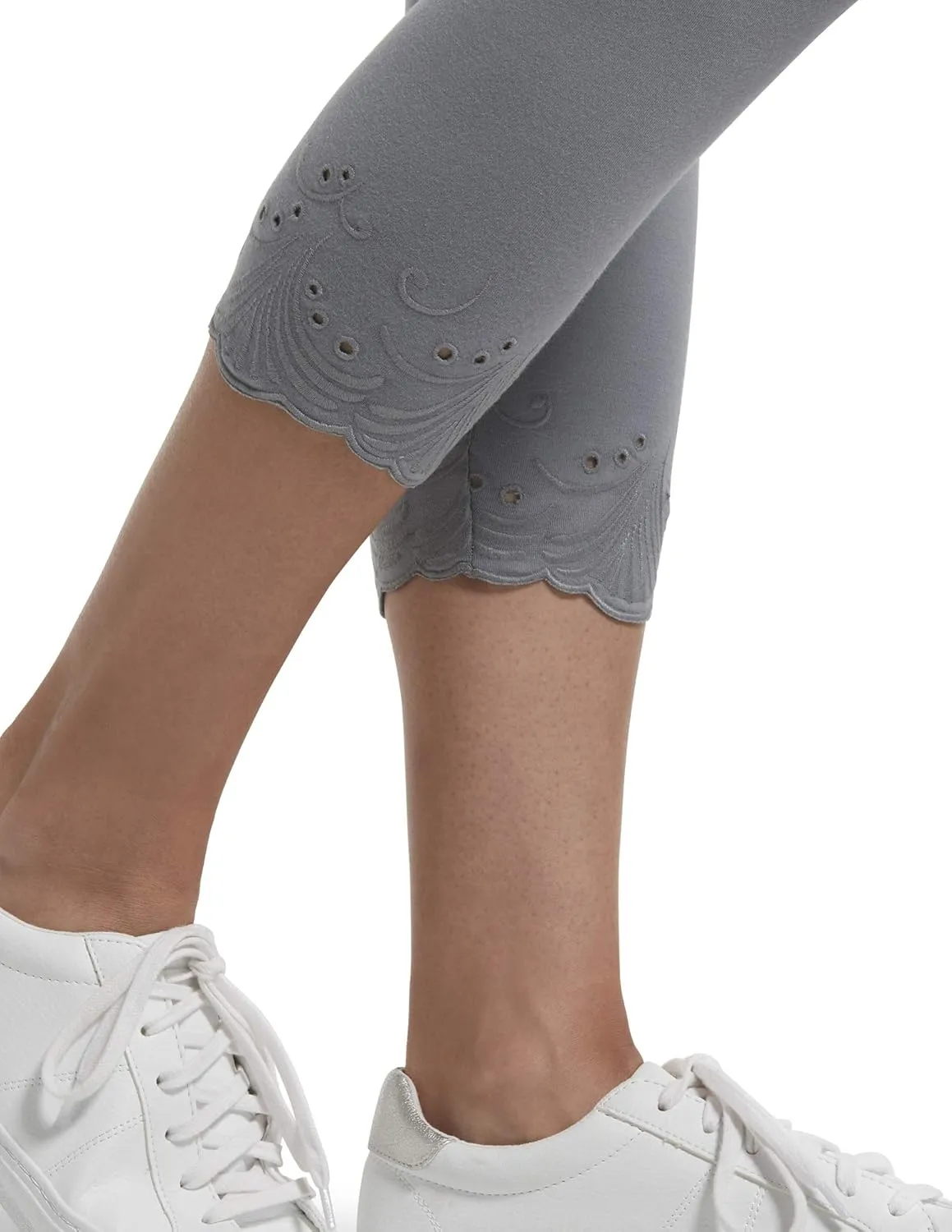 HUE Women’s Fashion Cotton Capri Leggings