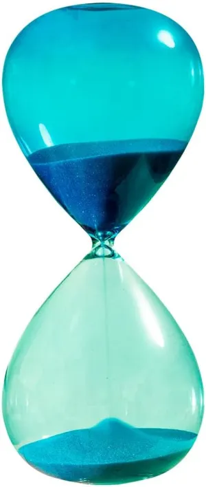 IDEËN Turquoise Hourglass - Functional and Decorative Timepiece