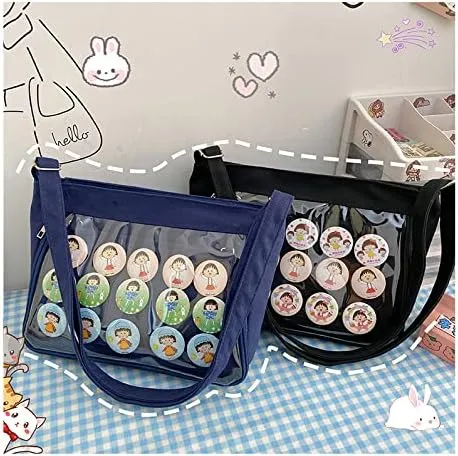 Ita Bag Crossbody Shoulder Bag Kawaii Cute Pin Display Cosplay Bag Messenger Japanese Ita Bag Accessories