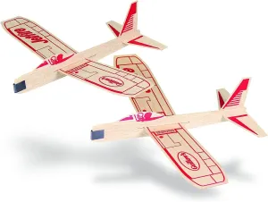 ItsYourAirplane.com Group of 12 Guillow's Jetfire Twin Packs (24 Toy Gliders Total)