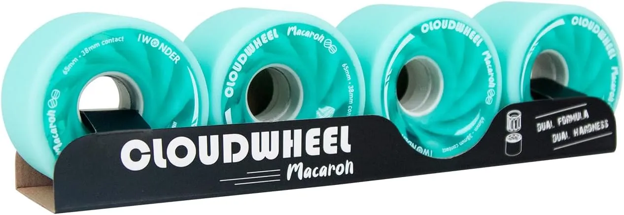 IWONDER CLOUDWHEEL 65mm Unique Spiral Shock Absorbing Longboard Surfskate Wheels