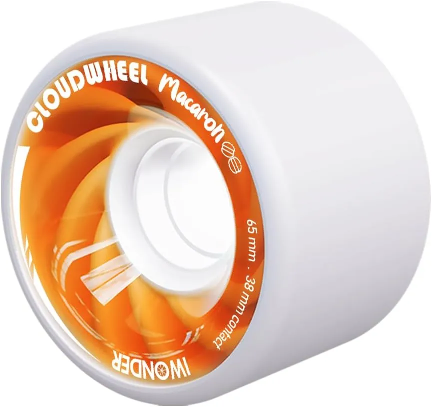 IWONDER CLOUDWHEEL 65mm Unique Spiral Shock Absorbing Longboard Surfskate Wheels