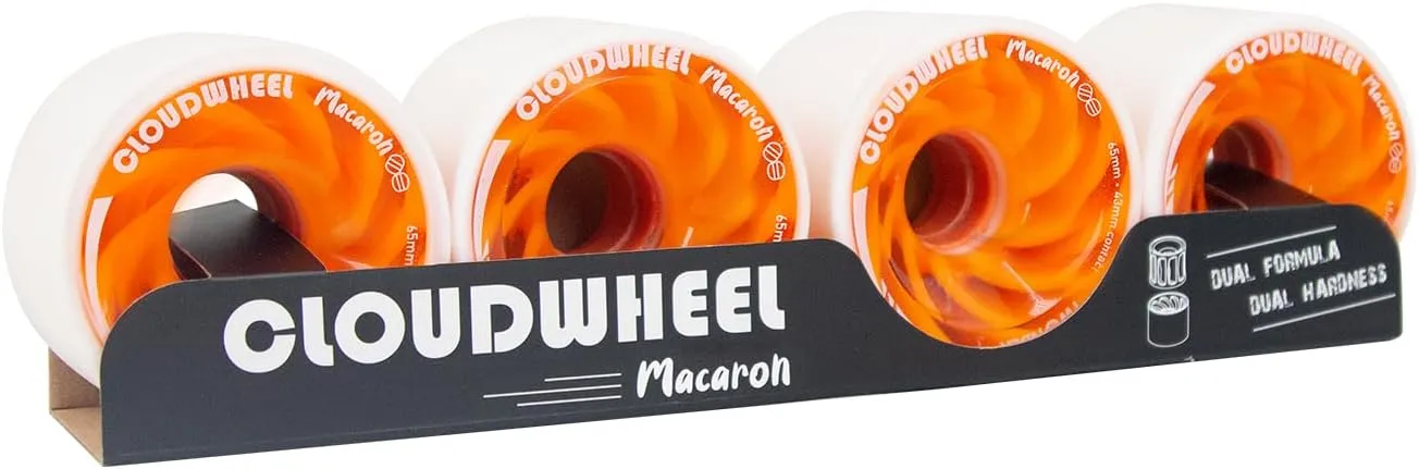 IWONDER CLOUDWHEEL 65mm Unique Spiral Shock Absorbing Longboard Surfskate Wheels