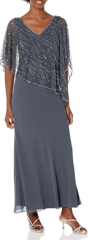 J Kara Women's Capelet Dress
