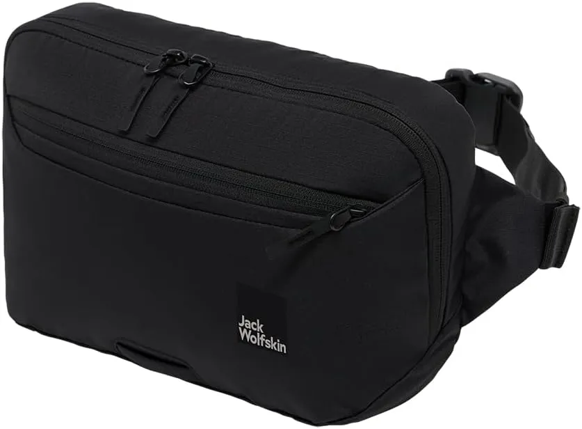 Jack Wolfskin Unisex Gutleut Crossbody Crossover Body Bag, Black, black, Einheitsgröße