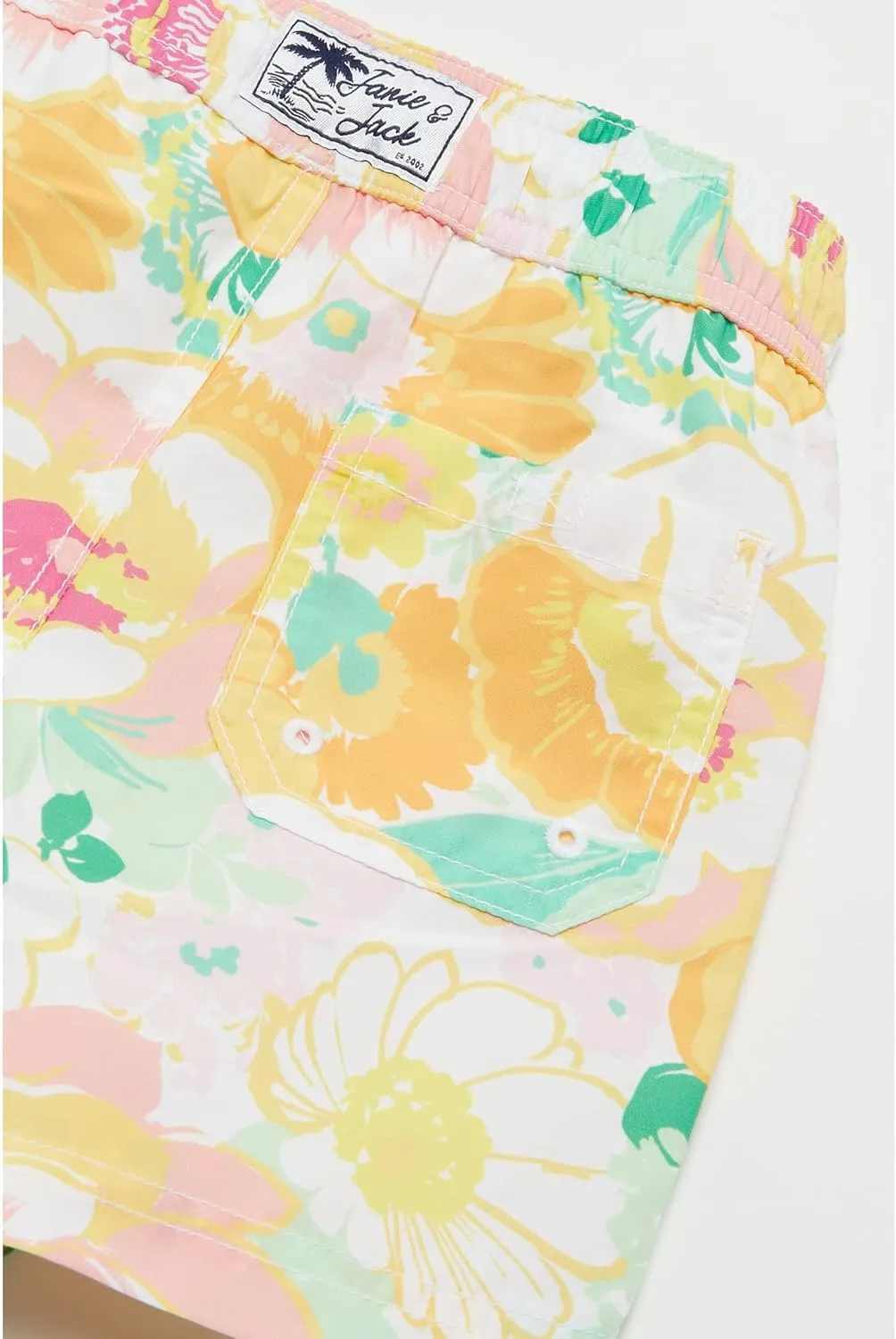 Janie and Jack Boy's Printed Swim Shorts (Toddler/Little Kids/Big Kids)