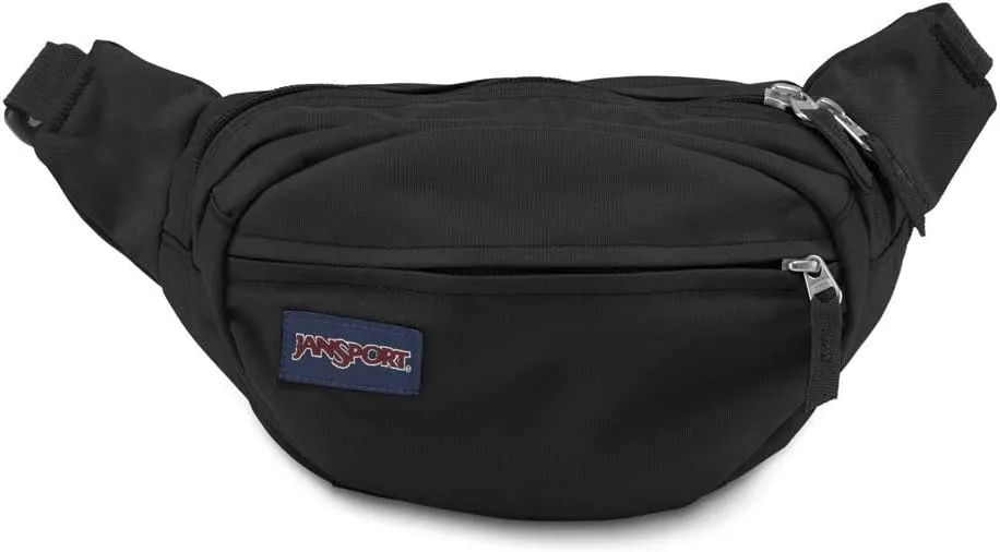 JanSport Fifth Avenue Waistpack - Travel Fanny Pack Hip Bag, Black