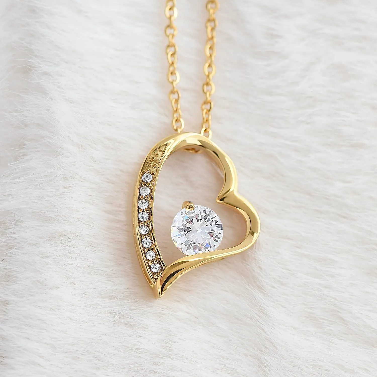 Jewelry To My Beautiful Daughter, Daughter necklace, Gift From Dad, Forever Love Necklace, 14k Sentimental Gift, Dad to Daughter Gift, Christmas Birthday Gift