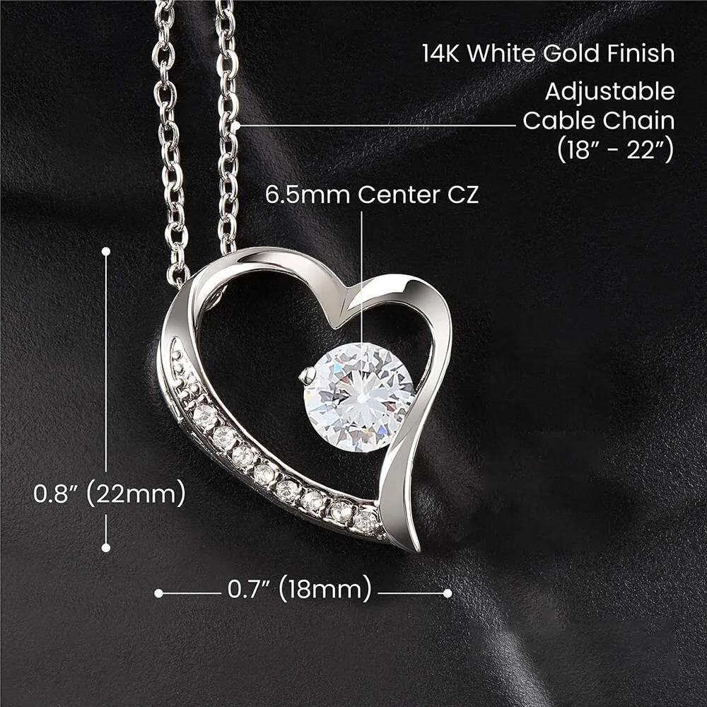 Jewelry To My Wife, To My Wife Necklace, Forever Love Necklace, Gift For Future Wife, Gift for her, Gifts For Wife Romantic, Christmas Birthday Gift, Valentine Gift