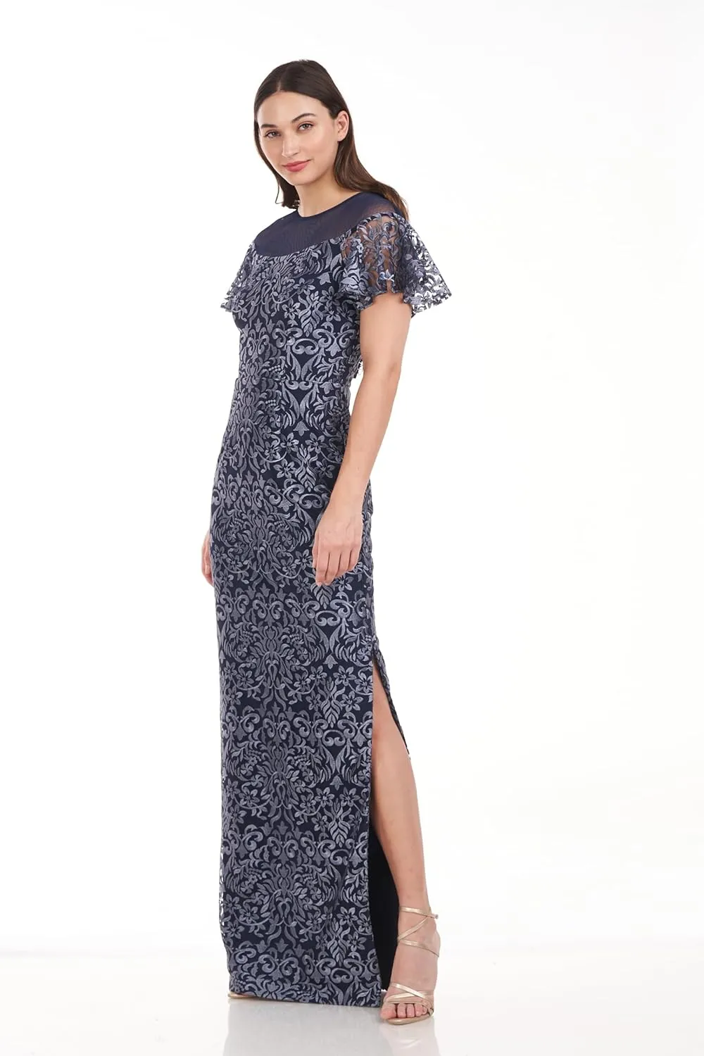 JS Collections Women's Celestina Column Gown