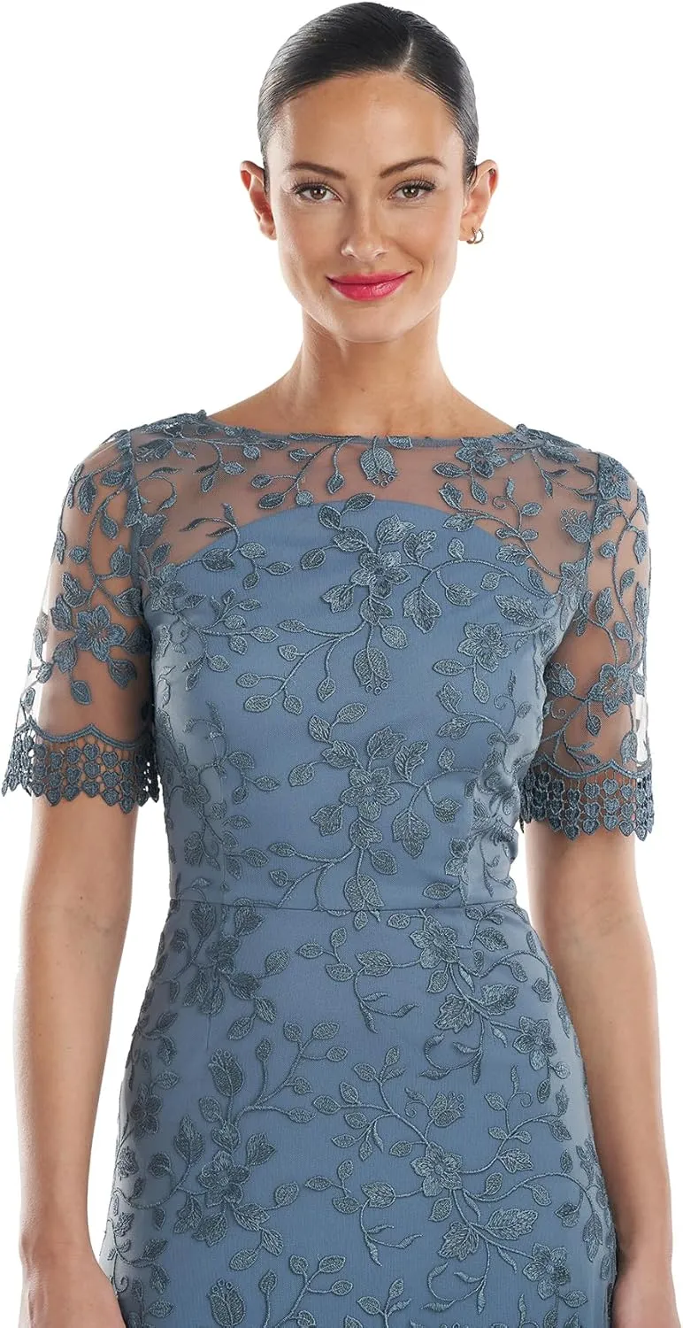 JS Collections Women's Theresa Tea Length Dress