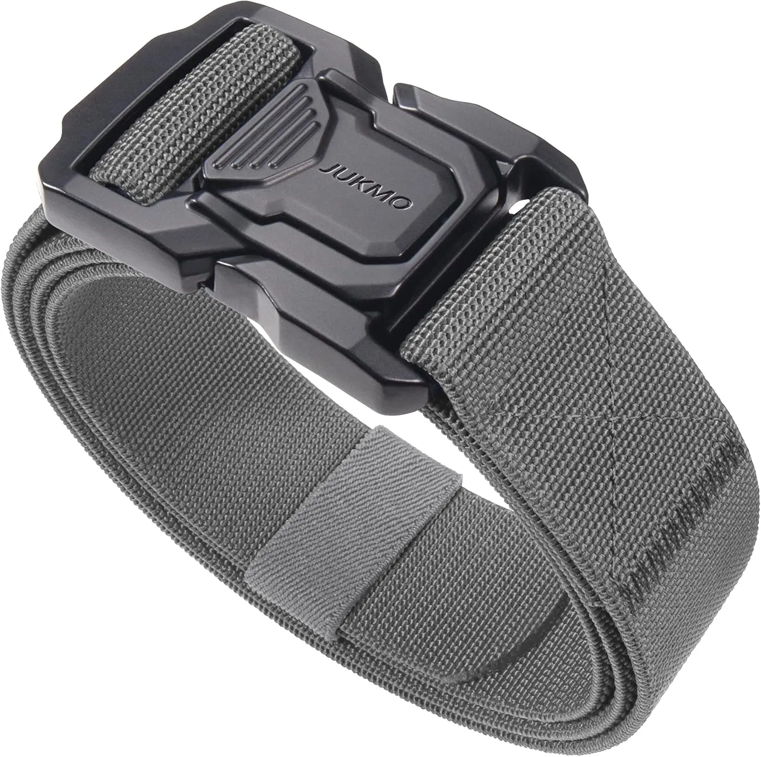 JUKMO Tactical Belt for Men, Military Rigger 1.5" Nylon Web Work Belt with Quick Release Heavy Duty Buckle