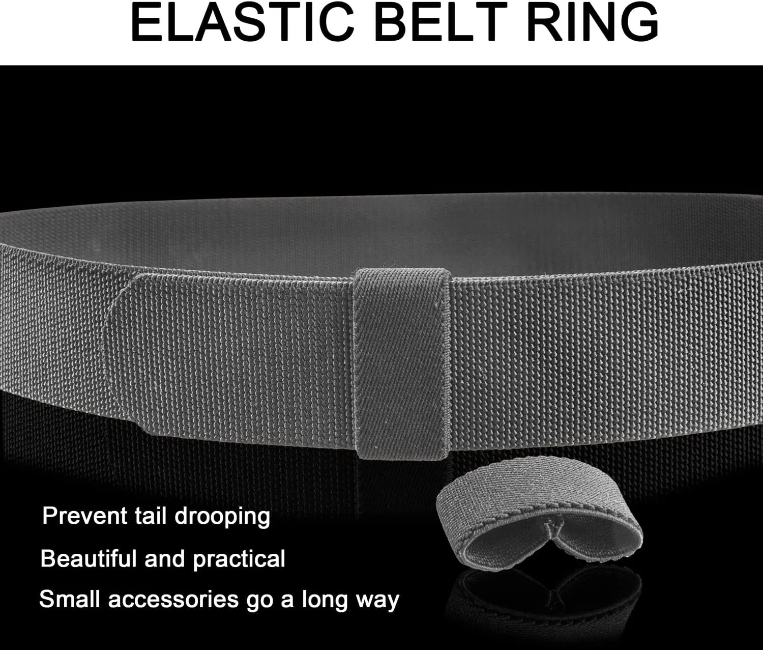 JUKMO Tactical Belt for Men, Military Rigger 1.5" Nylon Web Work Belt with Quick Release Heavy Duty Buckle